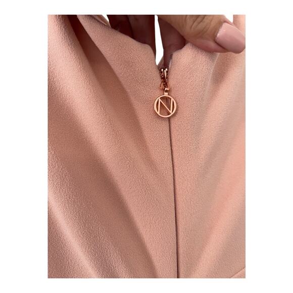 Nookie Neptune Gown Maxi Dress Off Shoulder Formal Gala Party Prom Blush XS - Picture 8 of 16